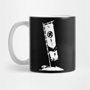 Ghost of tsushima, flag (white) Mug